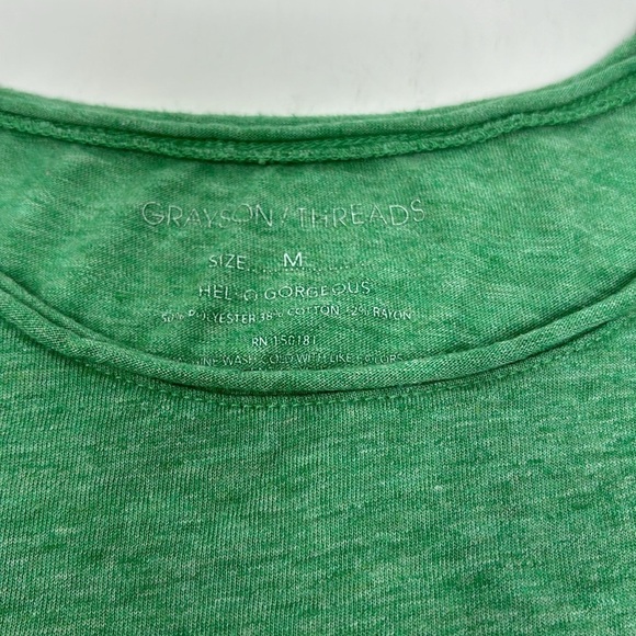 GRAYSON THREADS Women's St Patrick's Day Tee Shirt Green size M - Picture 5 of 9